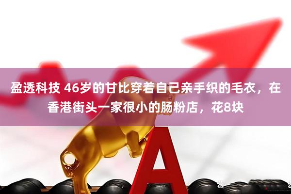 盈透科技 46岁的甘比穿着自己亲手织的毛衣，在香港街头一家很小的肠粉店，花8块