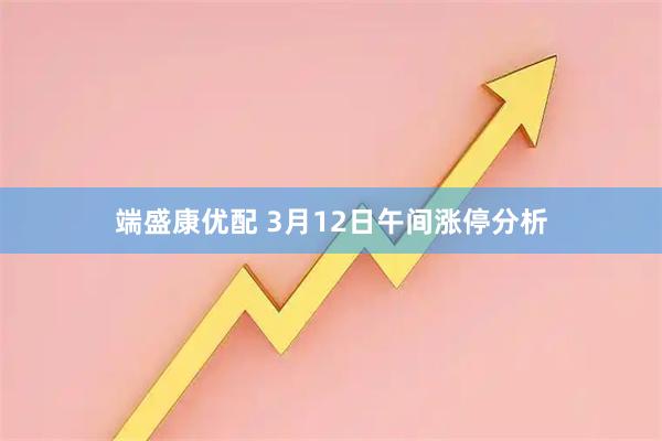 端盛康优配 3月12日午间涨停分析
